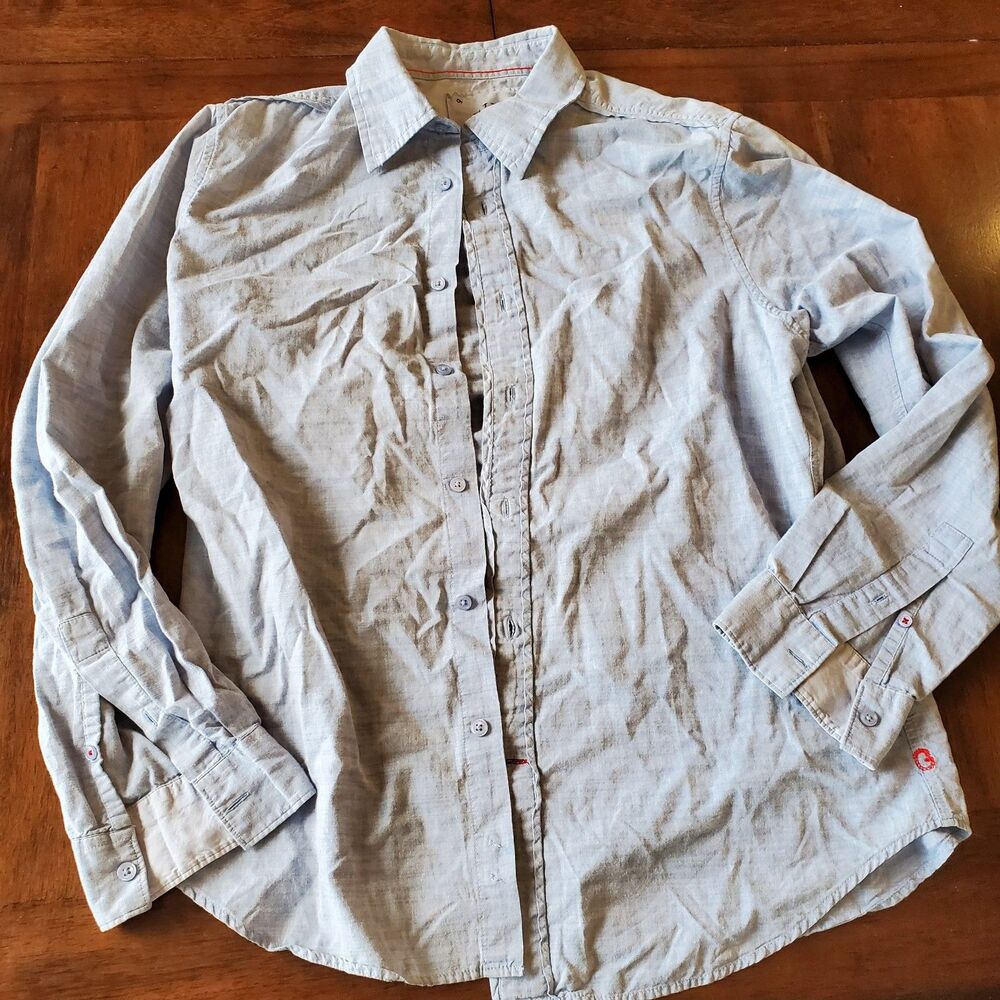 Guess Men's Size Large Button Up Long Sleeve Shirt